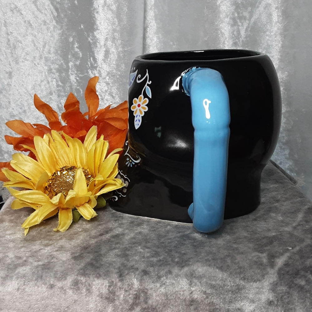 Sugar Skull Mug 16oz Day Of The Dead N.W.O.T - Picture 3 of 5